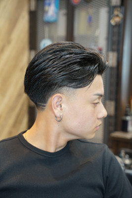 ラインアート+スキンフェード