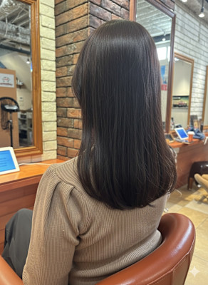 極上の手触り！シルキー・ダークグレージュ【052スタイル】