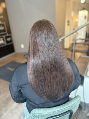 ブリーチなしベージュカラー