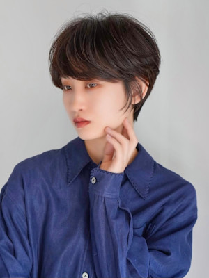 前下がりショート・ボブ/絶壁解消/前髪あり/40代/30代