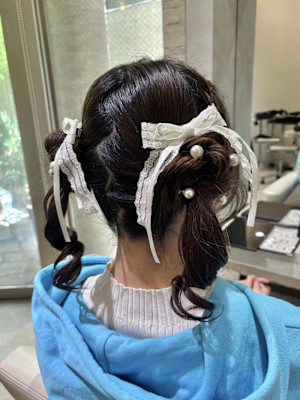 推し活にピッタリ☆編み込みツインくらげヘア