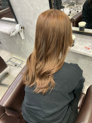 ブリーチ一回でできるナチュラルベージュ