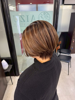 白髪ぼかしカラー