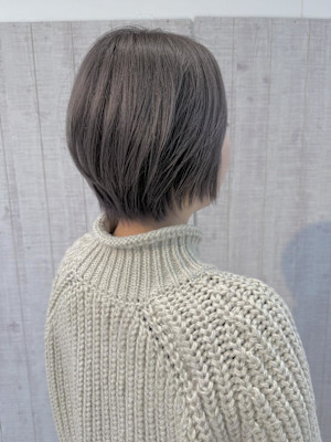 グレージュショート