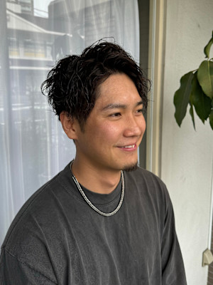 メンズ人気！ツイストスパイラルパーマ