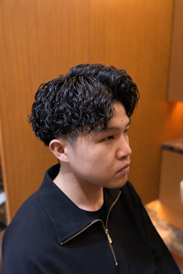 日本橋室町/スパイラルパーマ/眉カット