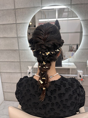 【浅草BINNA】お呼ばれヘアセット編み下ろし