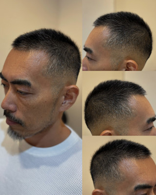 七三分けフェードスタイル【平塚・秦野・二宮・小田原・茅ヶ崎】