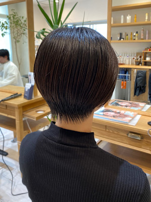 ショート/丸みショート/小顔ショート/マッシュショート/秋田