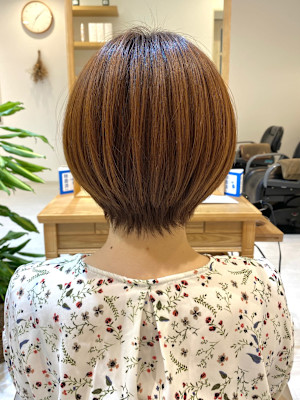 ショート/丸みショート/小顔ショート/マッシュショート/秋田