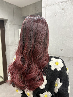 ピンクグラデーション