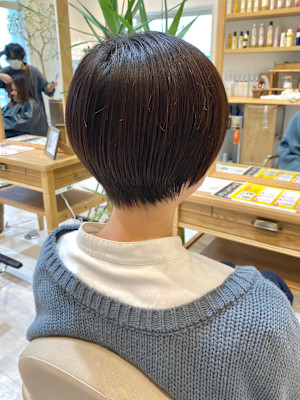 ショート/丸みショート/小顔ショート/マッシュショート/秋田