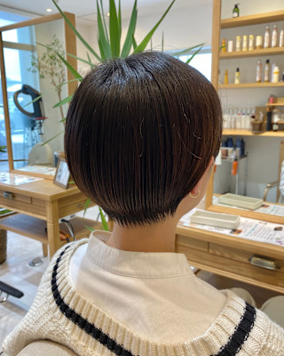 ショート/丸みショート/小顔ショート/マッシュショート/秋田