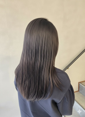 大人ナチュラルパーマロング