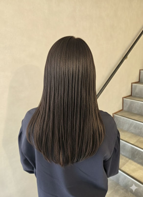 大人ナチュラルパーマロング