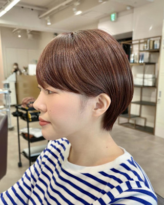 ショート×ショートボブ×丸みショート×大人ショート×横浜