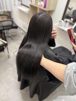 ダークラベンダー/艶髪/髪質改善