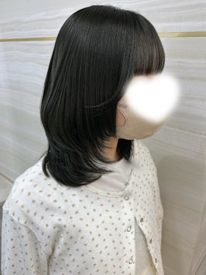 《高橋亜美》オリーブグレージュ/レイヤー/大宮