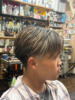 センターパート/#厚木#海老名#神奈川フェード#神奈川メンズ