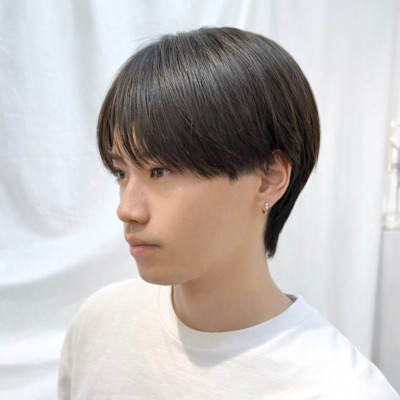 シースルーマッシュ　メンズ縮毛矯正で