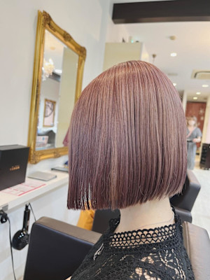 ピンクボブ☆【髪質改善/錦糸町】