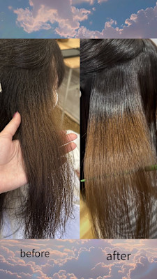 縮毛矯正/ブリーチ縮毛矯正/ケアストレート