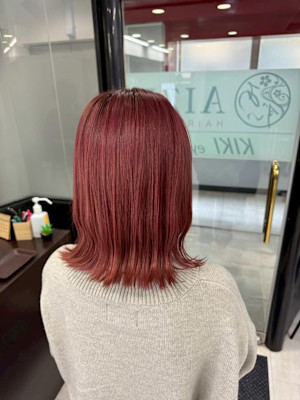 ボルドーカラー