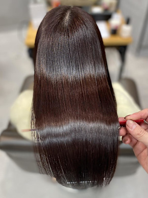 天使の縮毛矯正髪質改善酸性ストレート美髪矯正艶髪銀座有楽町