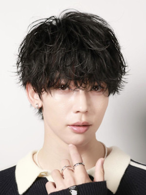 無造作シャドウマッシュ