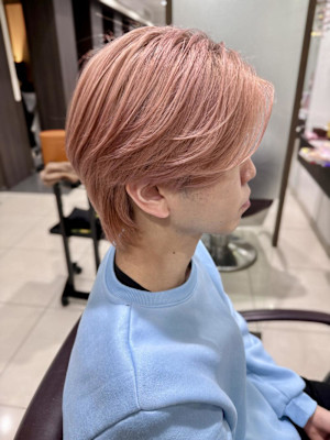 ピンク強めピンクベージュ