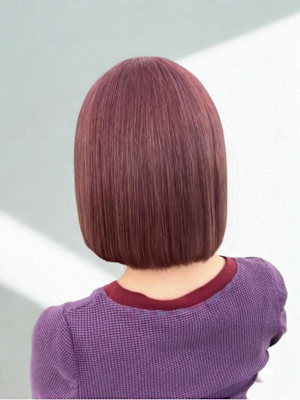 20代　髪質改善 イルミナカラー