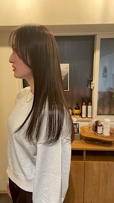 艶髪ストレート/髪質改善トリートメント/艶ロング/20代