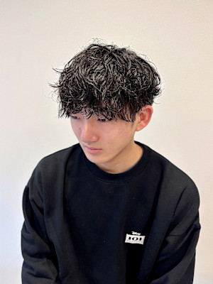 シャドウパーマ/メンズカット/メンズマッシュ