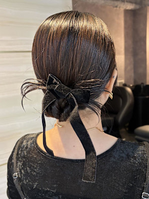 《鈴木茉奈》カチモリヘア/お呼ばれヘアセット/大宮