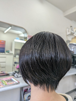 コンパクトなボブスタイル