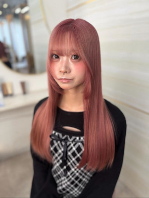 《三宅悠斗》ピンクベージュ/大宮/ブリーチ