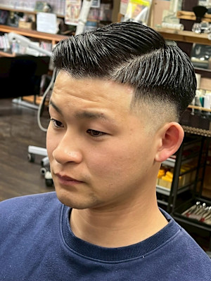 サイドパート 本厚木床屋 本厚木バーバー