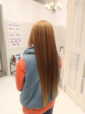 ハイカラー×さらさらストレート　30代40代