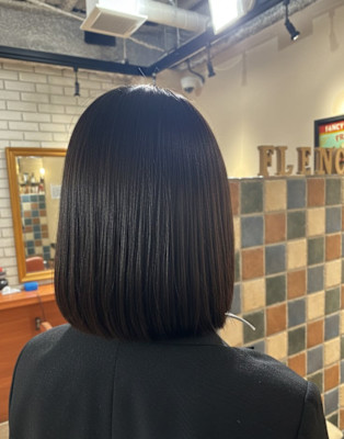 究極のまとまり！美シルエットの艶髪ボブ【069スタイル】