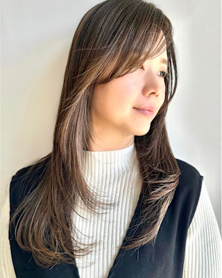 透け感ベージュブラウン