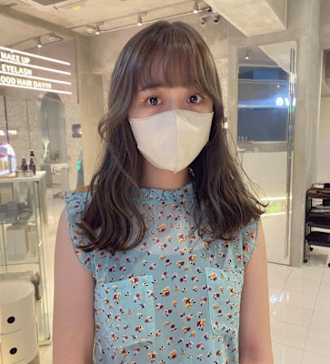 髪質改善/ミディアムボブ/白髪染め/韓国/レイヤー/堺東