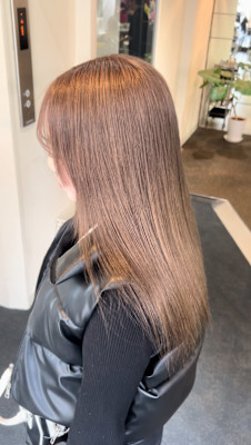 【W_SALON 河原町】ミルクティーグレージュ/髪質改善