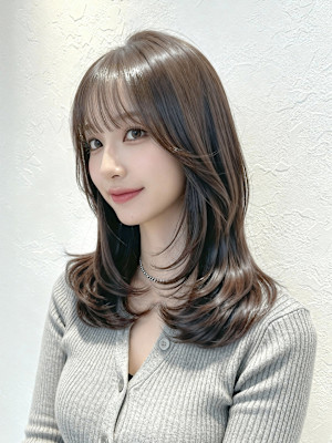 CREA 岡崎南店 白髪染め/ハイライト×スタイル