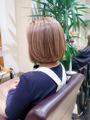 白髪ぼかし細めハイライト30代40代50代【藤沢　藤沢駅】