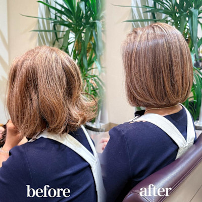 白髪ぼかし細めハイライト30代40代50代【藤沢　藤沢駅】