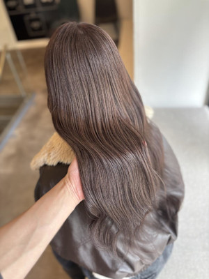 ブリーチなしで作るグレージュ