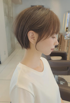 乾かすだけでまとまる丸みショート｜大人美シルエット