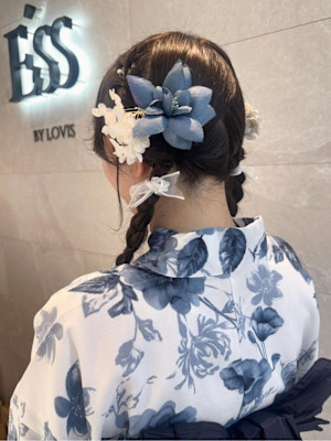 《honoka》ツイン編みおろし