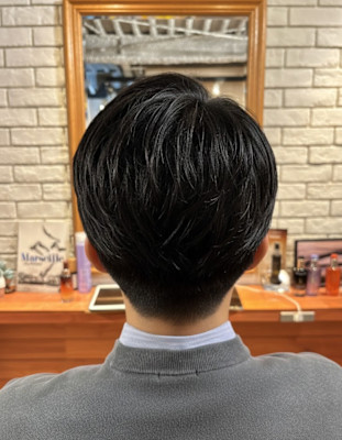 清潔感溢れる大人のビジネスショート【078スタイル】