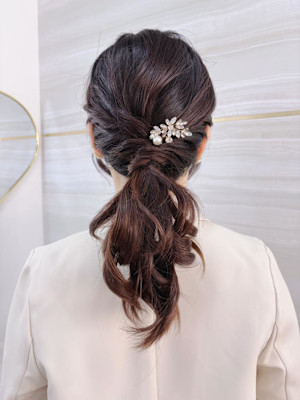 《あやね》ヘアセット/ふわふわローポニー